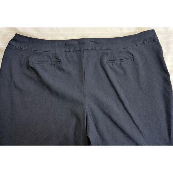 Avenue Womens Plus Size Super Stretch Trousers Ankle Pants Blue US SZ30 PETITE - Picture 5 of 9